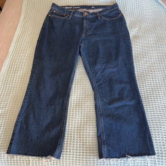J. Crew Denim - J.Crew Demi Boot Crop Jeans Women’s 34 Greenbriar Wash Fall 22